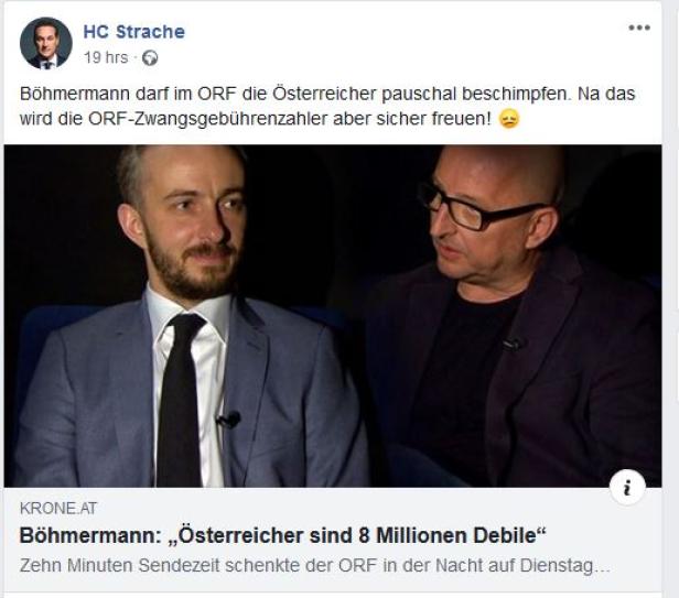FPÖ schäumt wegen Böhmermann-Interview im ORF