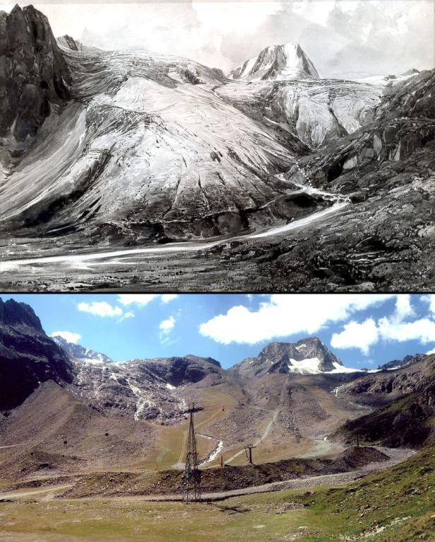 Heimische Gletscher verlieren ein Meter Eis pro Jahr