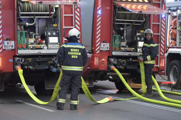 Feuer im Novotel in Wiener Aspernbrückengasse
