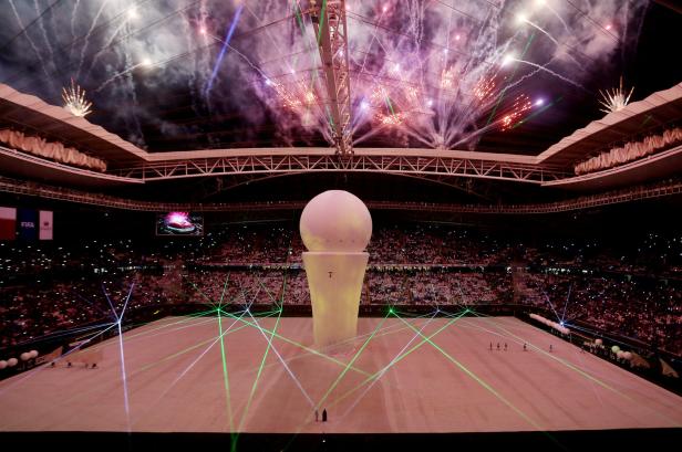 So sieht das erste Stadion der WM 2022 in Katar aus