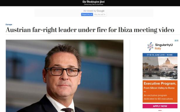 Ibiza-Affäre: Internationale Medien über "peinlichen Ösi-Vize"