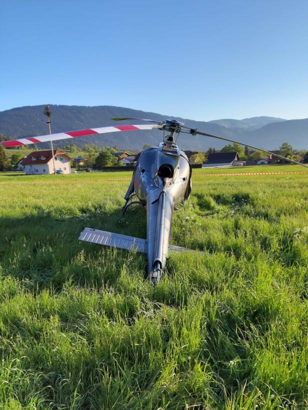 Hubschrauber-Unglück bei Flug am Schneeberg