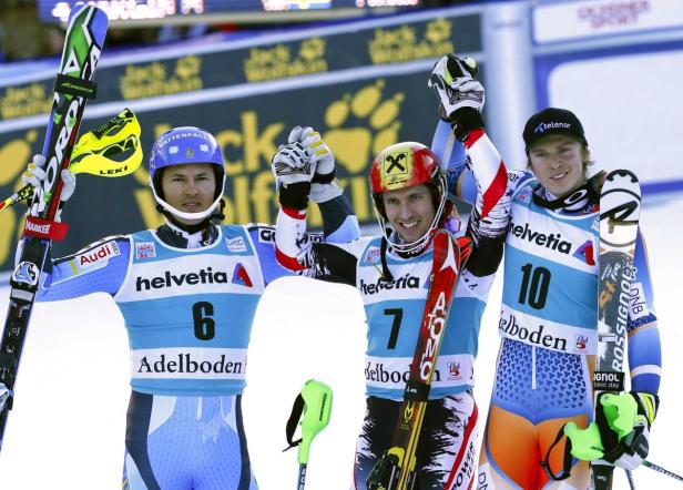 Bilder vom Adelboden-Slalom