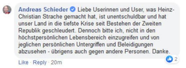 Nach Rücktritt: Strache tobt auf Facebook weiter