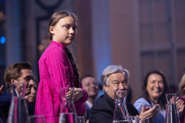 Greta und der Terminator: Star-Power bei Klima-Gipfel in Wien