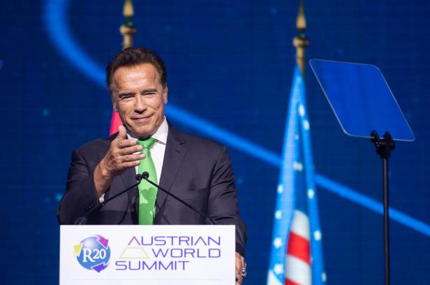 Greta und der Terminator: Star-Power bei Klima-Gipfel in Wien