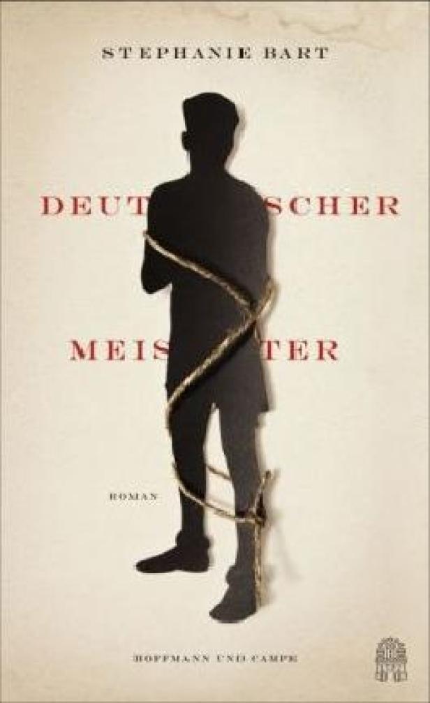 Das Buchcover von „Deutscher Meister“ von Stephanie Bart zeigt eine gefesselte Silhouette.