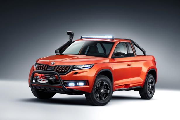 Skoda-Azubis machen den Kodiaq zum Pickup