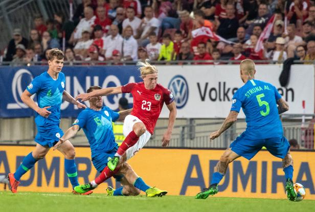 1:0 gegen Slowenien - Burgstaller erlöst Österreich