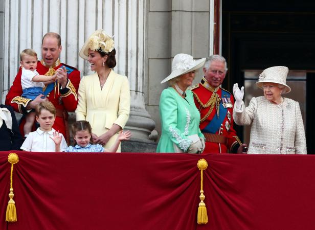 Trooping the Colour: Prinz Louis bekommt das Rampenlich nicht