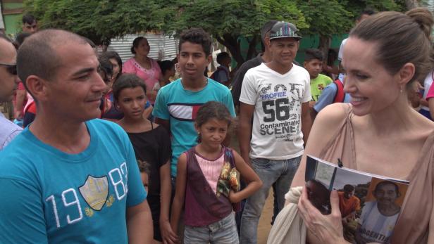 Angelina Jolie besucht Flüchtlinge in Kolumbien
