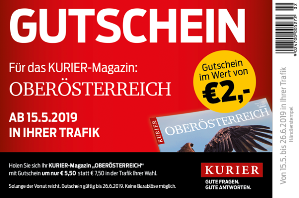 Jetzt im Handel: Das KURIER-Magazin "Oberösterreich"