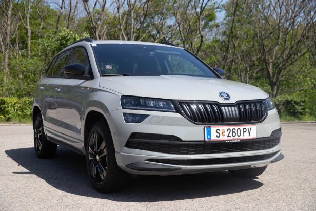 Skoda Karoq TDI als Sportline im Test: Viel Grau, wenig Verbrauch