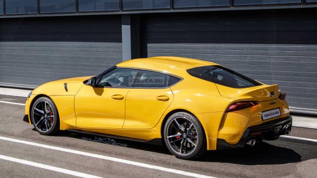 Toyota Supra Viertürer Rendering sieht gar nicht übel aus