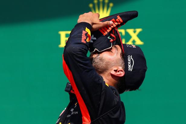 Daniel Ricciardo: „Aus dem Schuh schmeckt es nur auf dem Podium“
