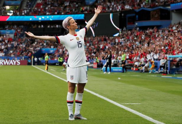 Megan Rapinoe schießt die USA ins Semifinale der Frauen-WM