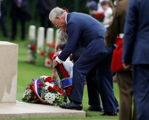 Somme-Schlacht: Müde Kate bei Gedenkfeier