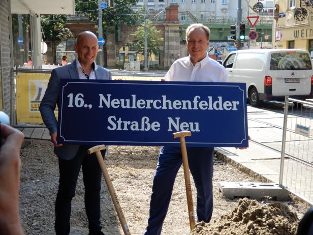 Neuer Anstrich für die Neulerchenfelder Straße