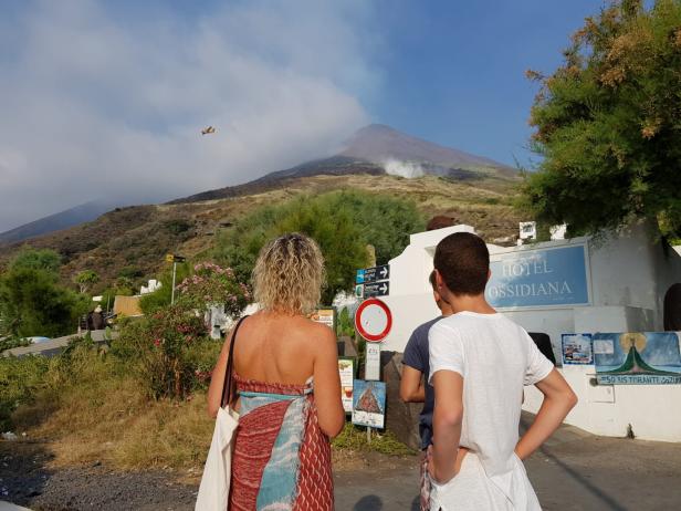 Vulkanexplosion in Stromboli: 100 Touristen verließen Insel