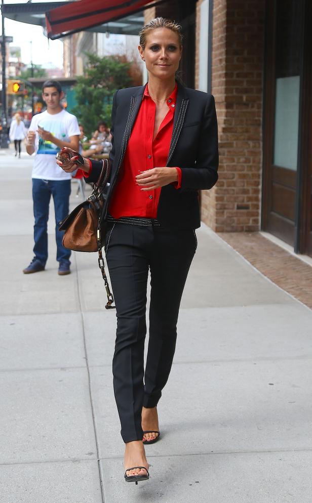 Nach vielen Fauxpas: Heidi Klum kann auch stylish