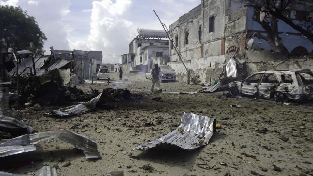 Mogadischu: 34 Zivilisten sterben bei Anschlägen