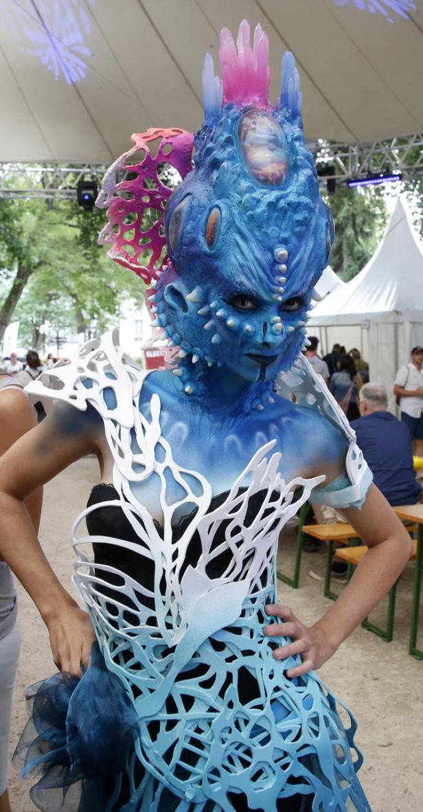 Anziehende Farben beim Bodypainting Festival in Klagenfurt
