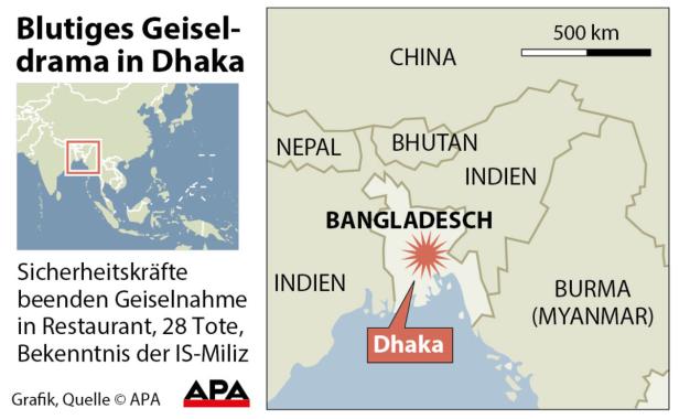 Neun Italiener bei IS-Angriff in Bangladesch getötet