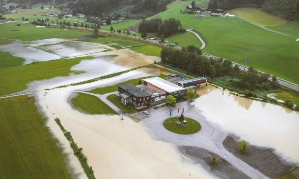 Hochwasseralarm in Salzburg: Lage entspannt sich