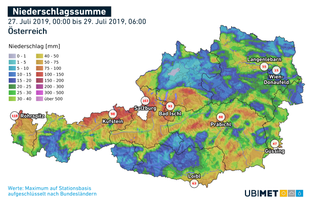 Hochwasseralarm in Salzburg: Lage entspannt sich