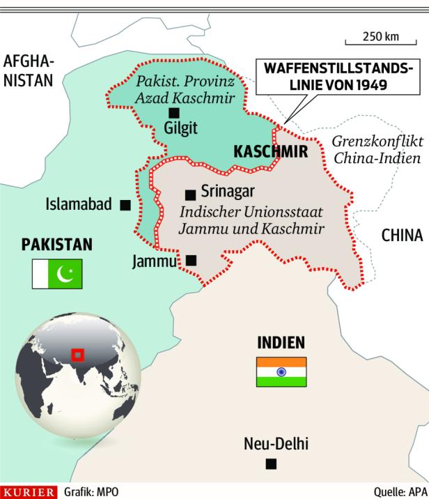 Delhi befeuert Konflikt um Kaschmir
