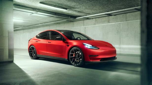 Tesla Model 3 von Novitec: Carbon, 21 Zoll und weniger Strom