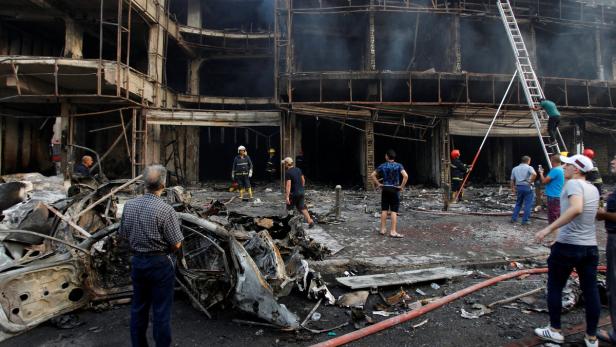 Bagdad: Zahl der Todesopfer bei IS-Anschlag steigt auf 213
