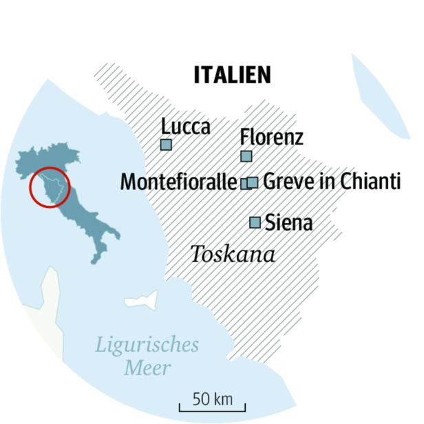 Toskana pur: Wo Amerigo Vespucci Chianti schlürfte