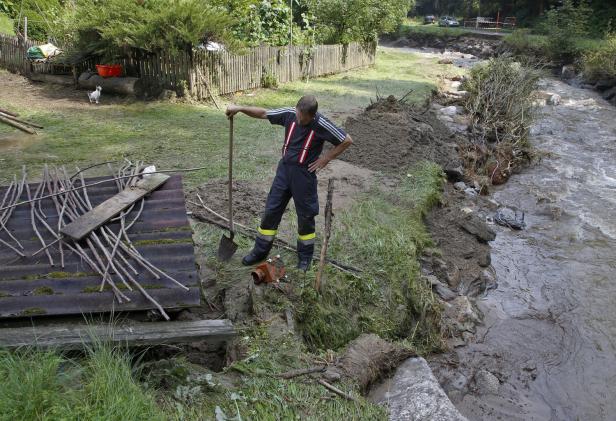 Schwere Unwetter sorgten im Osten für Überflutungen und Muren