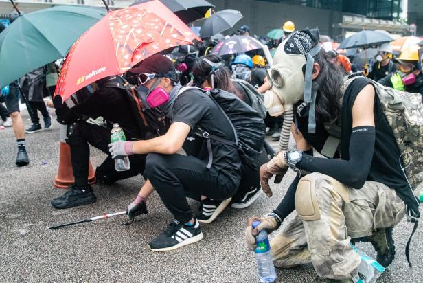 Hongkong-Proteste: „Sie können nicht zurück, wir können nicht zurück“