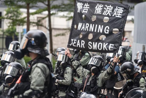 Hongkonger Regierung verbietet Masken bei Protesten