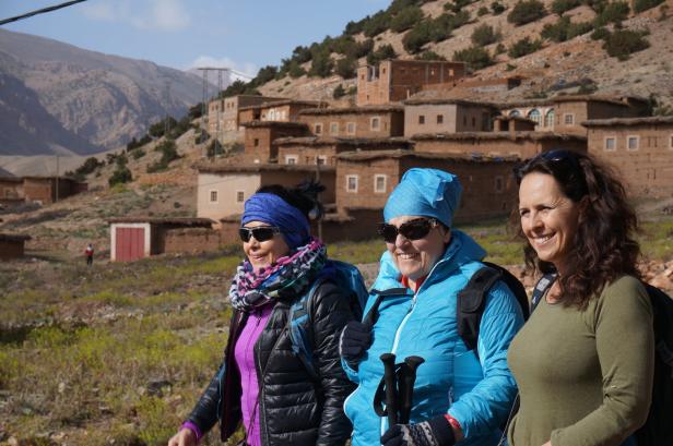 Wandern in Marokko: Schnee statt Wüste