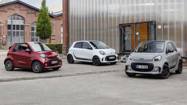 Smart Fortwo und Forfour Facelift: Neue Elektro-Zwerge