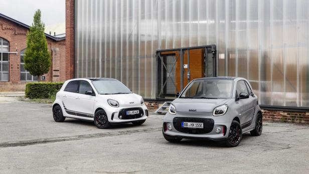 Smart Fortwo und Forfour Facelift: Neue Elektro-Zwerge