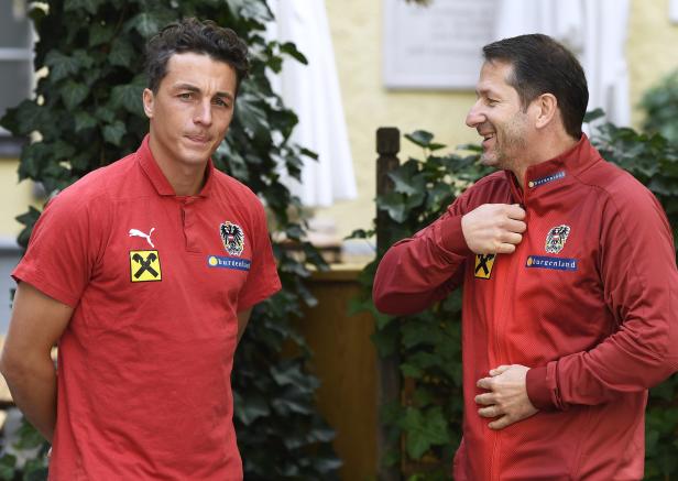 ABSCHLUSS-PK DES ÖFB-TEAMS: FODA/BAUMGARTLINGER ABSCHLUSS-PK DES ÖFB-TEAMS: FODA/BAUMGARTLINGER