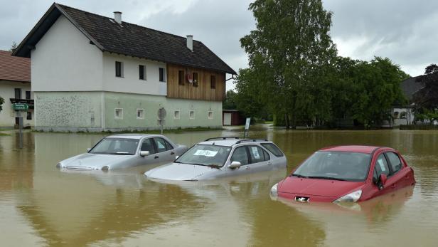 Nach Starkregen: A1 in Oberösterreich unterspült