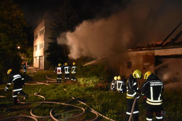 Ober-Grafendorf: Feuer im Ortszentrum forderte Einsatzkräfte