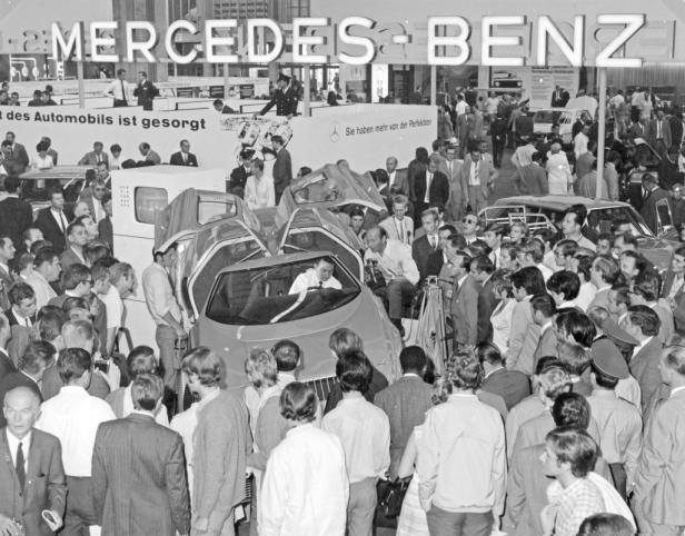 IAA 1969: Als Mercedes mit dem C 111 für Aufsehen sorgte