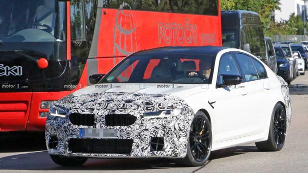 BMW M5 Facelift: Erlkönig zum ersten Mal erwischt