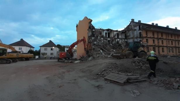 St. Pölten: "Eierspeisburg" stürzte vor Abbruch teilweise zusammen