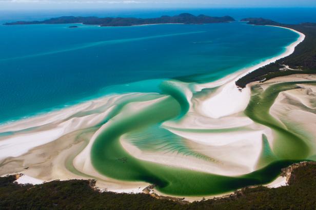 Der weltschönste Strand funkelt in Australien