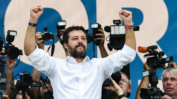 Salvini rief erneut zu einer Großdemonstration gegen die Regierung auf
