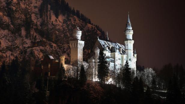Chinesische Touristen im Schloss Neuschwanstein verschwunden