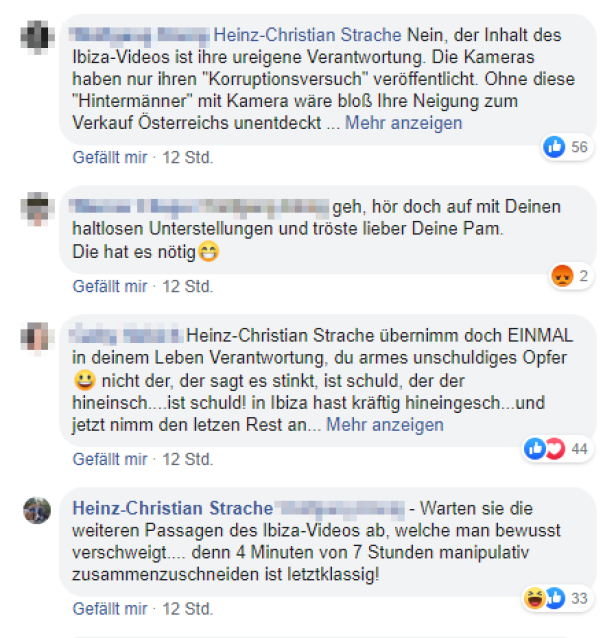 Nach Fan-Kritik: Strache greift FPÖ auf Facebook an