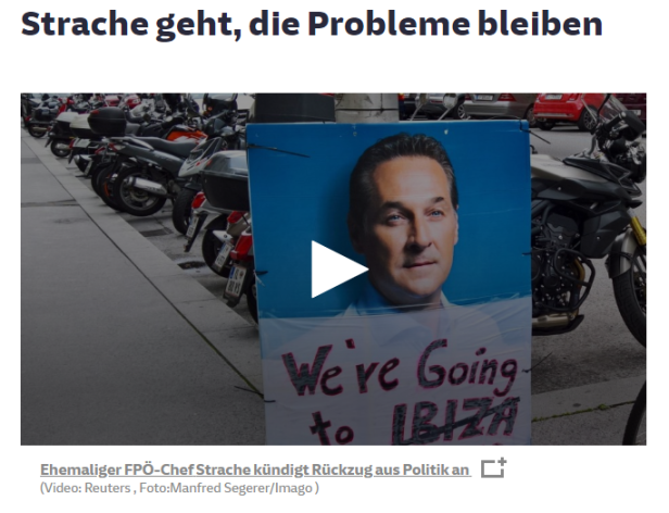 Pressestimmen zu Strache: "Skandal-Ösi zieht sich zurück"